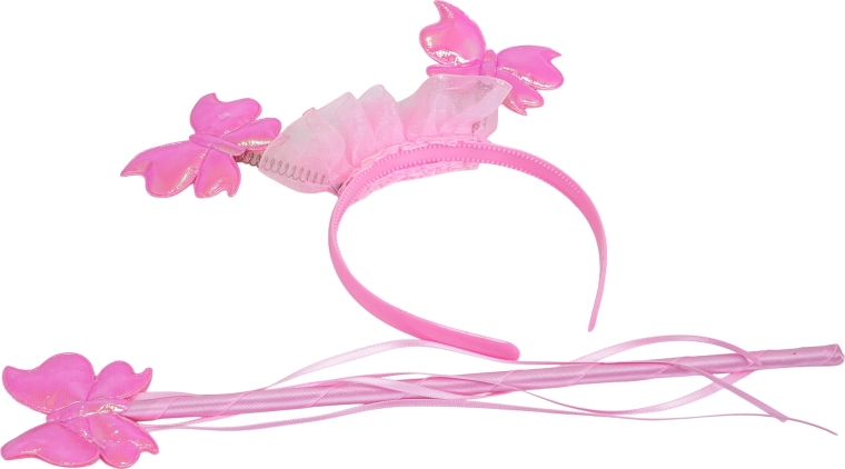 Magic wand and butterfly headband