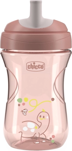 Chicco Advanced Cup with Straw Spout, Pink, 266 ml