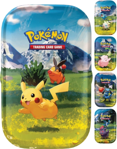 Pokémon TCG Ascended Heroes mini tin skardinė su 2 boosteriais – 1 vnt.