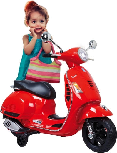 Jamara children's electric motorcycle Vespa GTS 125 red 12 V