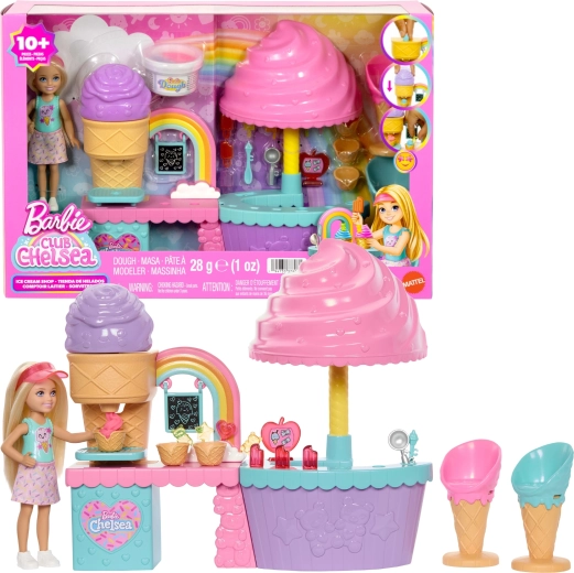 Barbie Club Chelsea ledainė su lėle ir modelinu