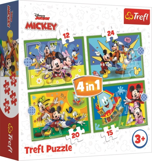 Dėlionė 4 viename MICKEY IR DRAUGAI