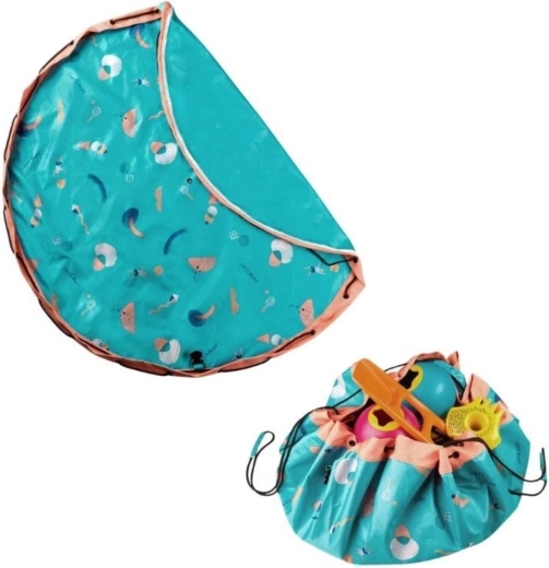 Play mat and storage bag in one