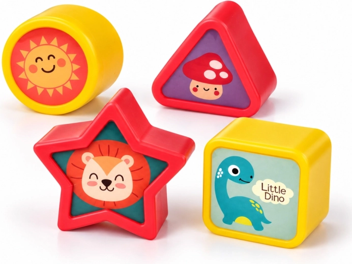 Sensory play with numbers and shapes