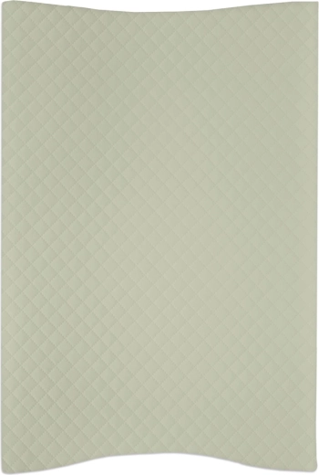 Ceba Baby Cosy Caro soft contoured changing mat (two-sided raised edges), thyme, 48 × 70 cm