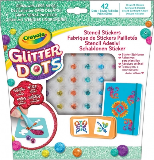 Crayola Glitter Dots – Sticker Stencils