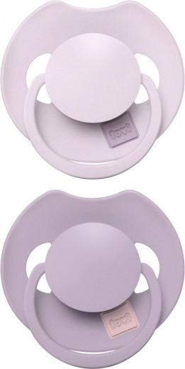 Dynamic Silicone Pacifier PRIME 18m+ 2 pcs lilac/violet