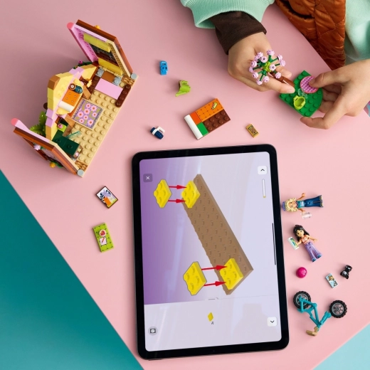 Skaitmeninės instrukcijos LEGO Builder programėlėje