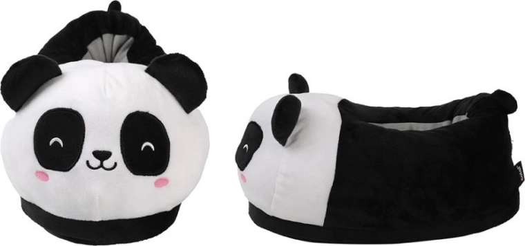 Pliušinės šlepetės panda Pandastic