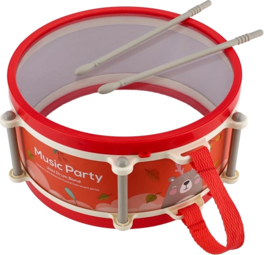 Drum with sticks for little drummers