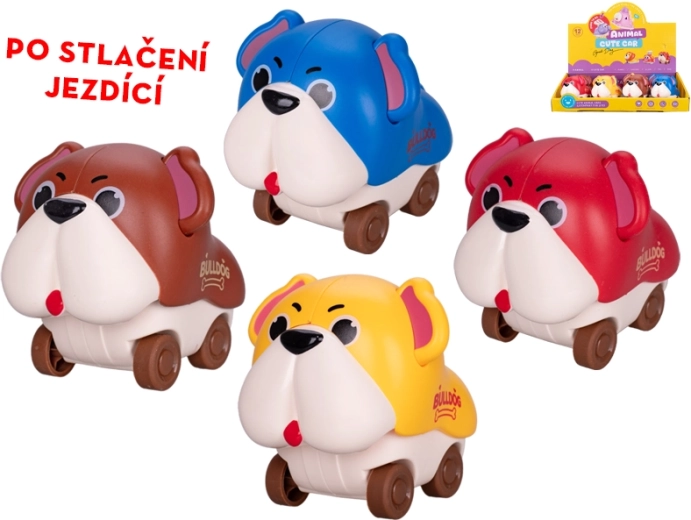 Push-and-Go Puppy 7.5 cm – squeeze toy for kids