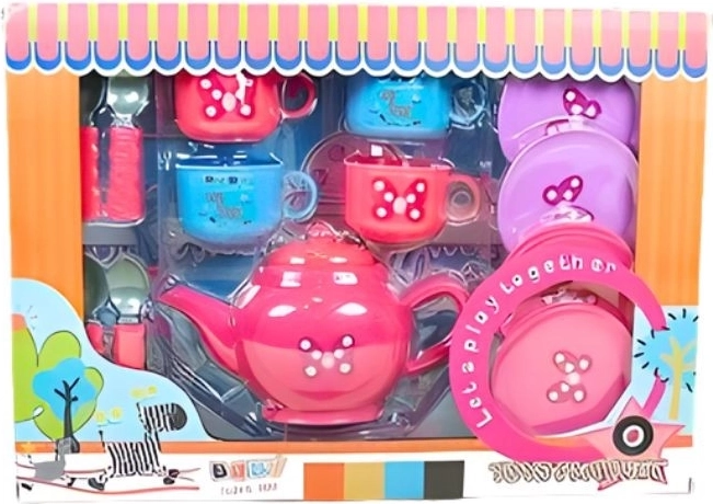 Plastic tea set for children