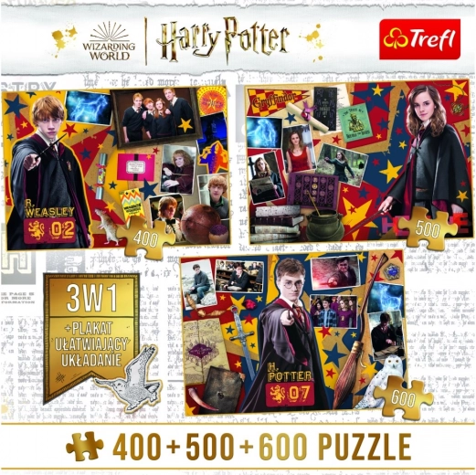 Dėlionė „Harry Potter“, Ronas ir Hermiona 3 viename