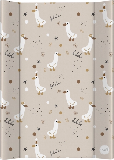 Ceba Baby kietas vystymo kilimėlis lovytei 50 × 70 cm basic crazy ducks