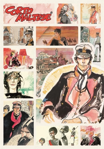 Dėlionė 1000 detalių Corto Maltese: Tolima kelionė