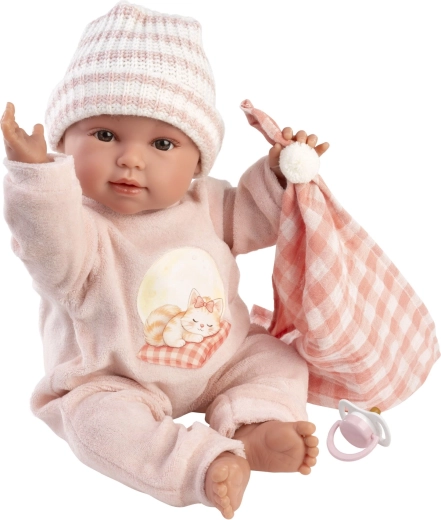 Llorens New Born realistiška kūdikio lėlė su garsais 38 cm