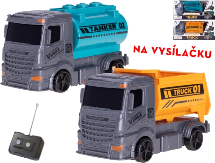 RC sunkvežimis 13 cm, 27 MHz – cisterna arba savivartis