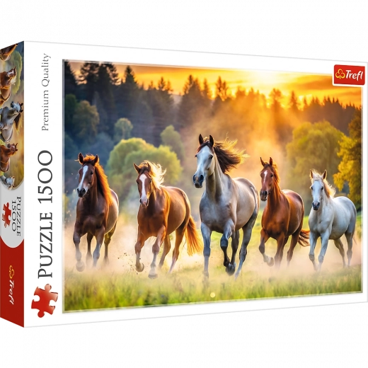 Puzzle 1500 Pieces – Wild Horses TREFL