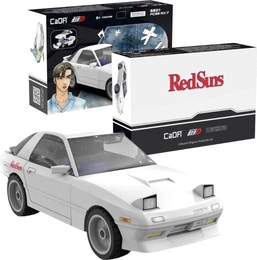 CaDA Mazda RX-7 FD3S Initial D automobilio konstruktorius 1:35