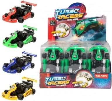 Plastic Go-kart 9cm - Various Colors