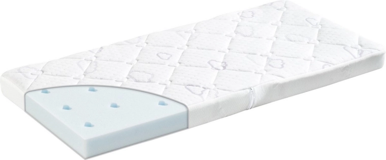 Träumeland cot-side crib mattress Brise Light 43 × 85 cm