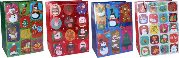 Gift Bag M 26 × 32 × 10 cm Christmas