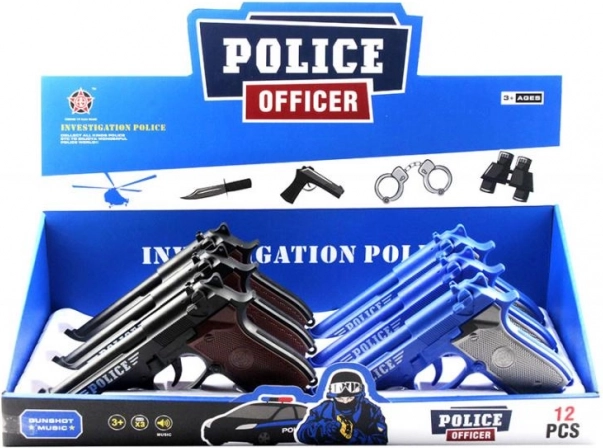 Vaikiškas pistoletas su šūvių garsu MAC TOYS
