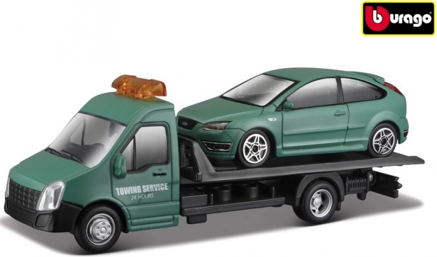 Bburago vilkiko modelis su Ford Focus ST 1:43 masteliu