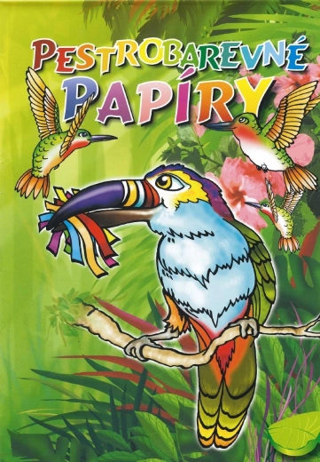 Spalvotas A4 popierius – 8 lapų rinkinys