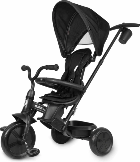 QPlay triratukas Elite Platinum juodas