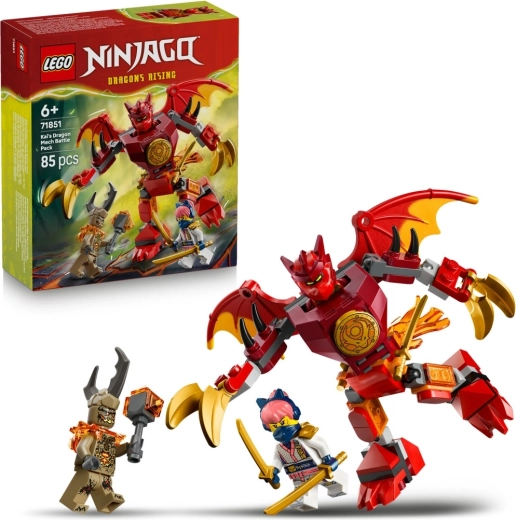 LEGO NINJAGO Kai kovinis rinkinys su drakono šarvu