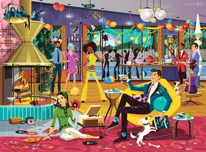Ravensburger dėlionė Jazzy! Laikas vakarėliui 500 detalių
