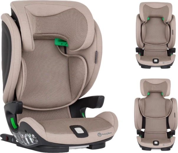 Petite&Mars automobilinė kėdutė Elite Fix Pro i-Size tan brown air 100–150 cm (15–36 kg)