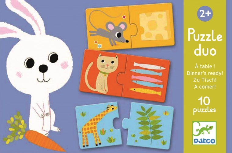 Duo Puzzle DJECO: What’s for Lunch Today?