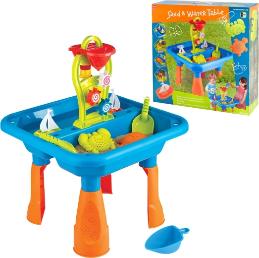 PlayGo vandens ir smėlio stalas – 20 dalių rinkinys