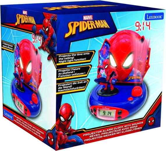 3D žadintuvas su projektoriumi SPIDER-MAN