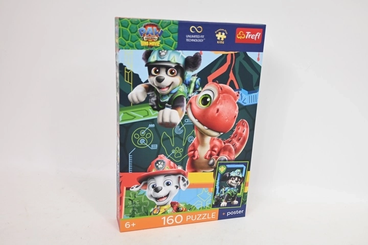 Trefl Premium Plus Kids dėlionė vaikams Dinozaurų nuotykis (Tlapková patrola) 160 dalių