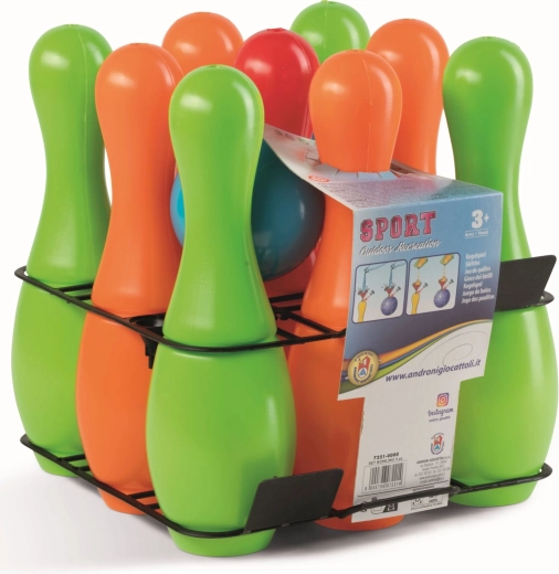 Androni boulingo rinkinys, pildomas vandeniu arba smėliu, 27 cm