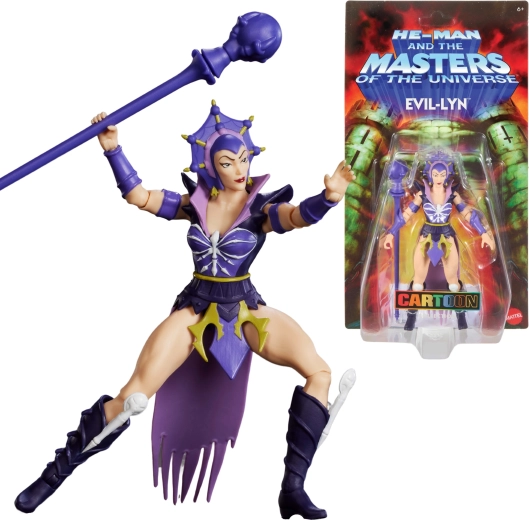 Masters of the Universe Origins figūrėlė EVIL-LYN su lazda