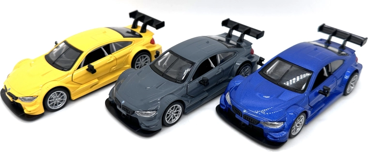 Metal BMW M4 DTM model with lights and sounds (3 variants)