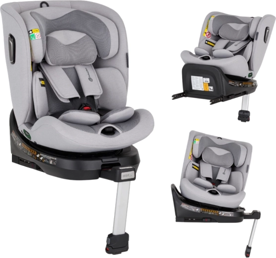 Petite&Mars rotating car seat Twistguard Pro i-Size gentle grey air 40–150 cm (0–36 kg)