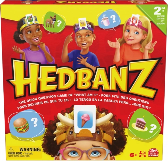 Vakarėlių žaidimas Hedbanz – personažų ir daiktų spėjimas