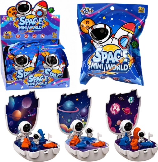 Space Mini World mini space base with astronaut figure