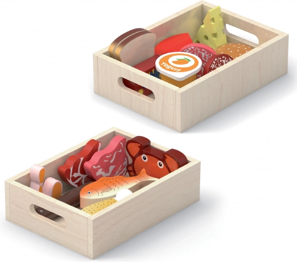 Medinių maisto produktų rinkinys dėžutėse – VIGA
