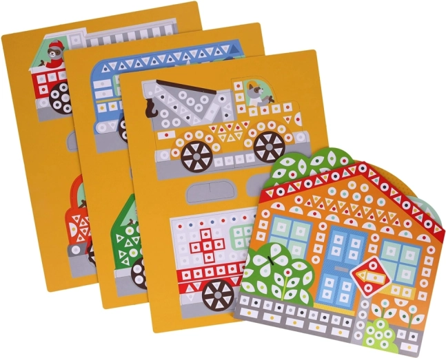 More than 1,000 mosaic stickers