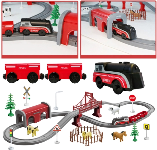 Elektrinis lokomotyvas tikroviškai kelionės patirčiai