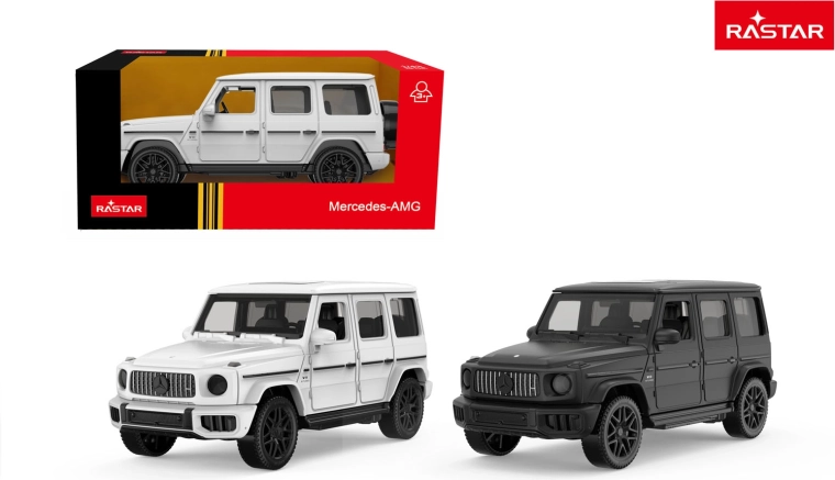 Rastar metalinis modeliukas Mercedes AMG G63 1:43 juodas