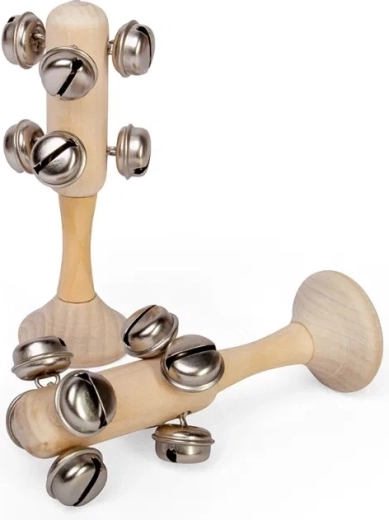 Bigjigs Toys Mini Jingle Bells – Natural Wooden Toy