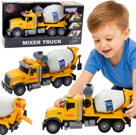 Woopie Children's Concrete Mixer with Lights and Sounds
