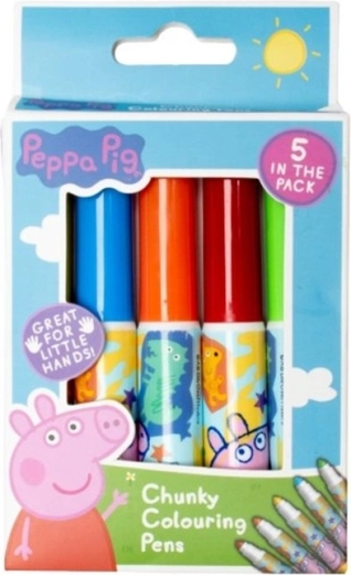 Alltoys markers Peppa Pig 5 pcs